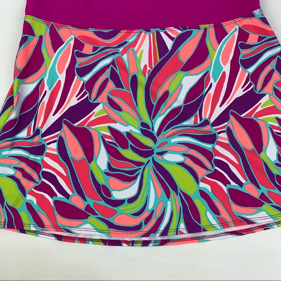 Title Nine Electric Peach Swimsuit Coverup Skirt - Picture 4 of 8